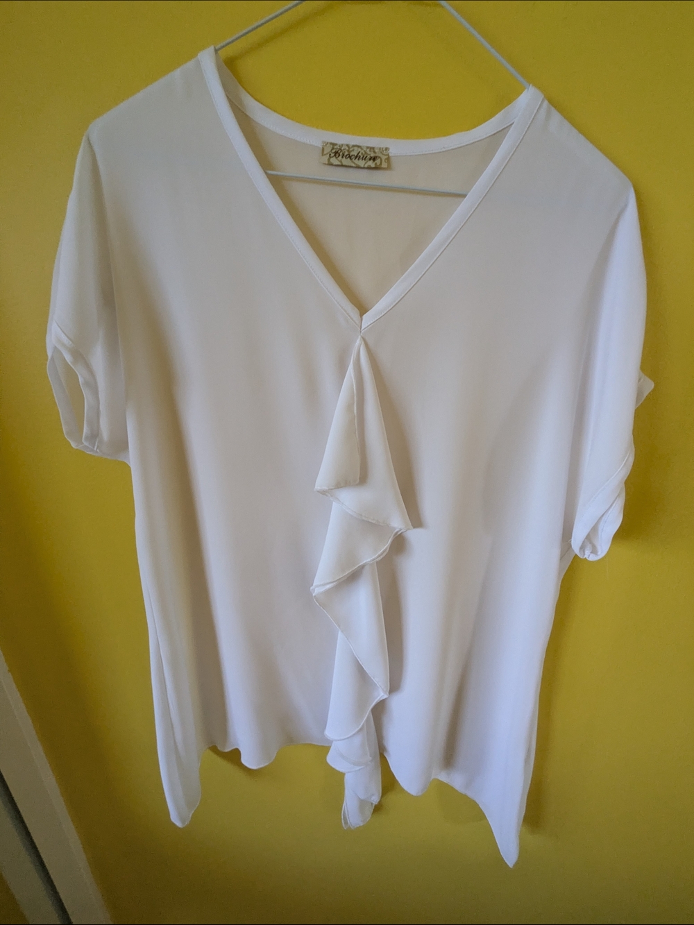 Top Roufle White Blouse - Picture 3 of 9